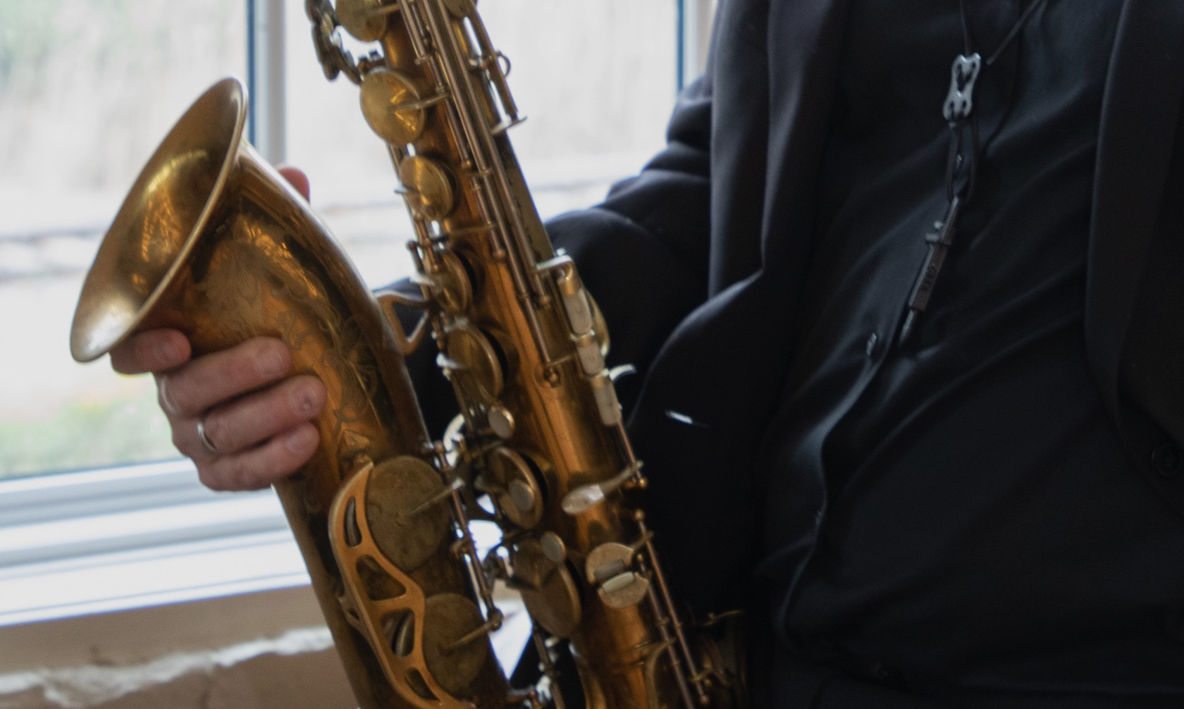 Image of Scott Neilson and Saxophone
